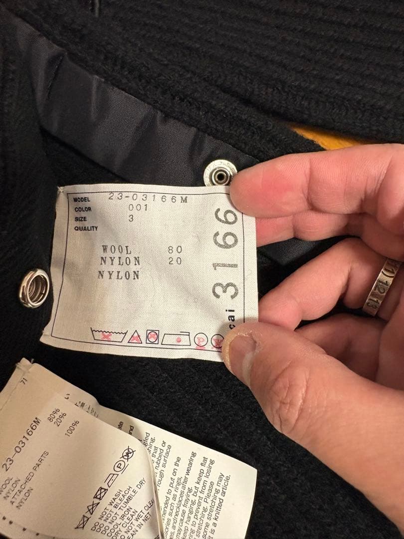 【美品】sacai 23-03166M