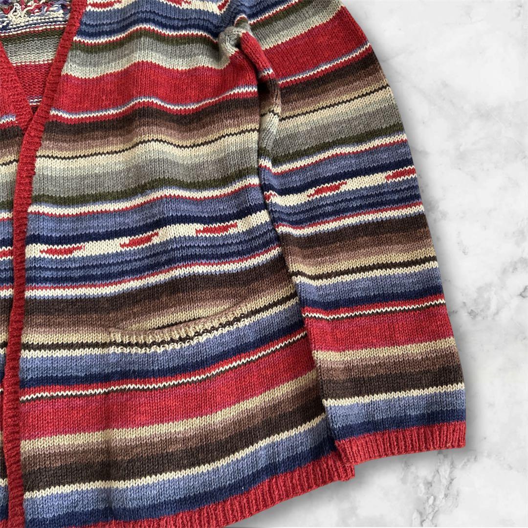 90's LAUREN RALPH LAUREN ネイティブ柄 カーディガン