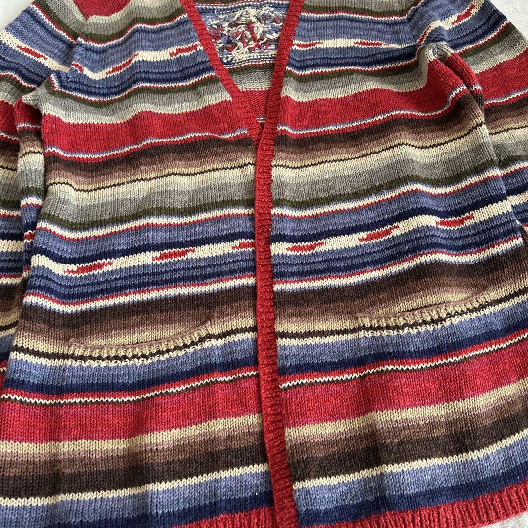 90's LAUREN RALPH LAUREN ネイティブ柄 カーディガン
