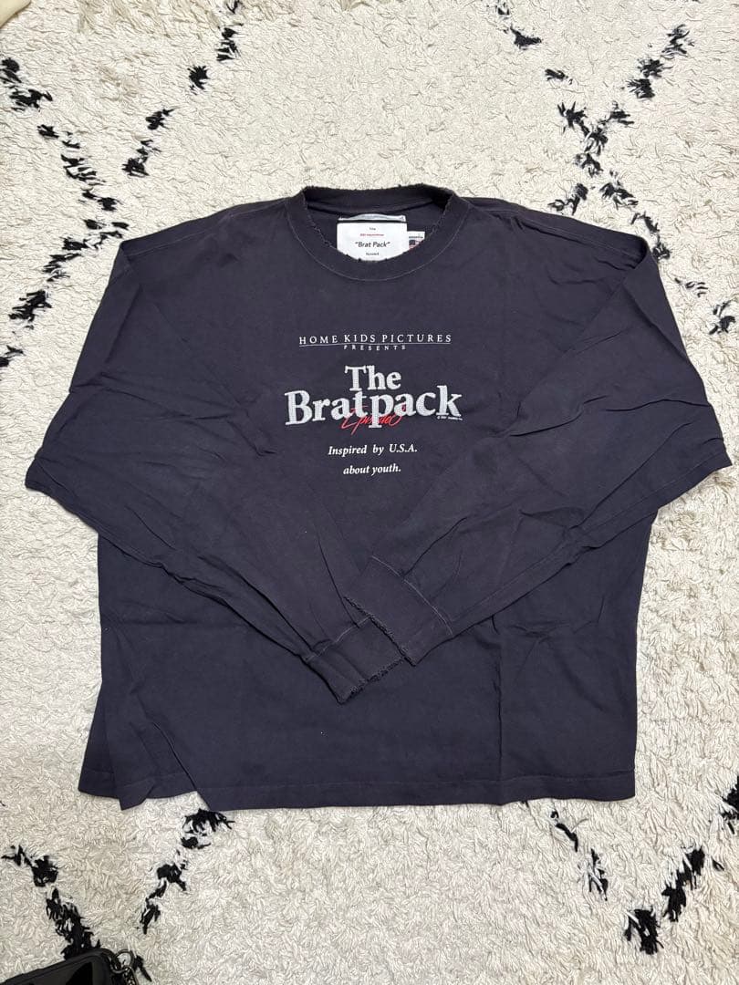 ダイリク DAIRIKU 21AW Brat pack Spangle Tee
