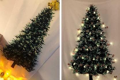 クリスマス タペストリー ツリー もみの木 壁飾り イベント 壁飾り インテリア