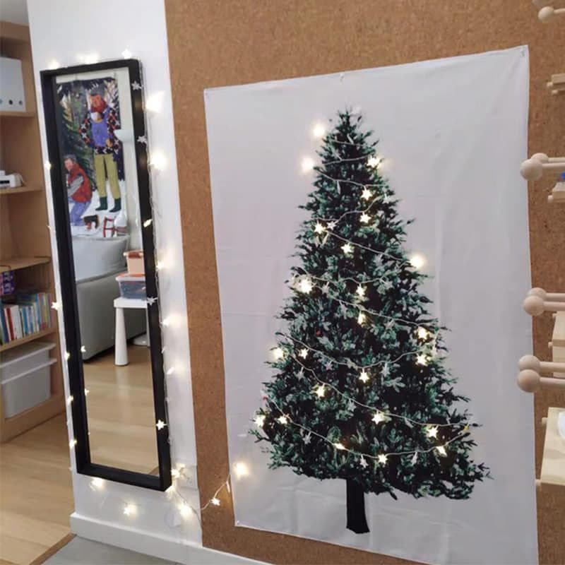 クリスマス タペストリー ツリー もみの木 壁飾り イベント 壁飾り インテリア