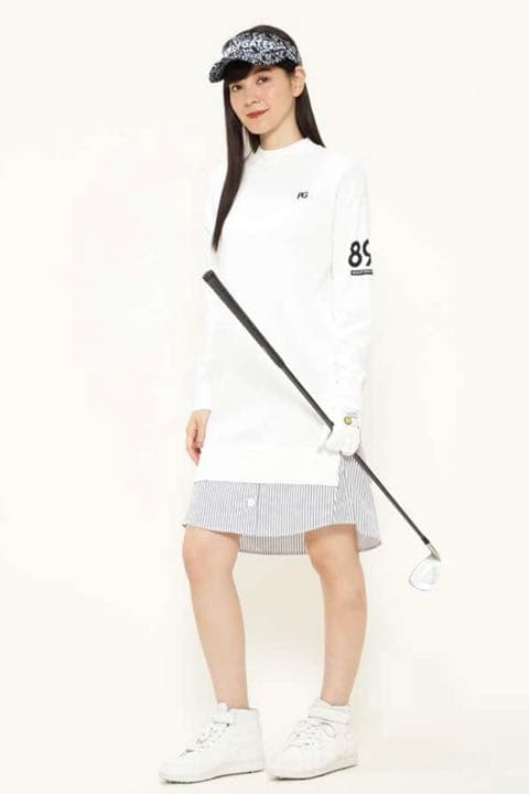 ☆新品☆【PEARLY GATES】シャツワンピース