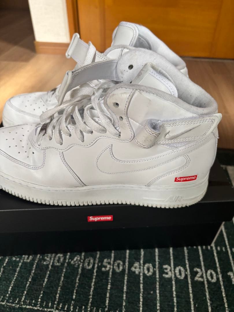 靴 Supreme Nike Air Force 1 Mid SP 10.5