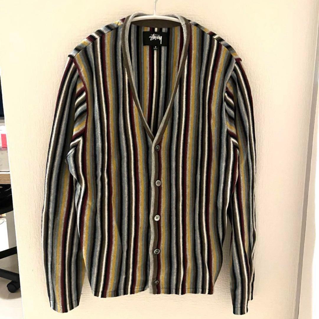 Stussy Stripe Pattern Cardigan 赤西仁　着用