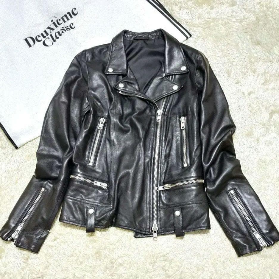 高級レザー✨スワード　柔らかラムレザー　ライダースジャケット　イタリア製