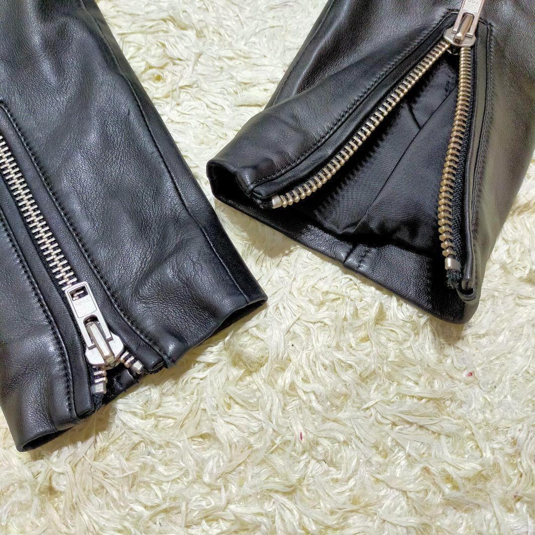 高級レザー✨スワード　柔らかラムレザー　ライダースジャケット　イタリア製