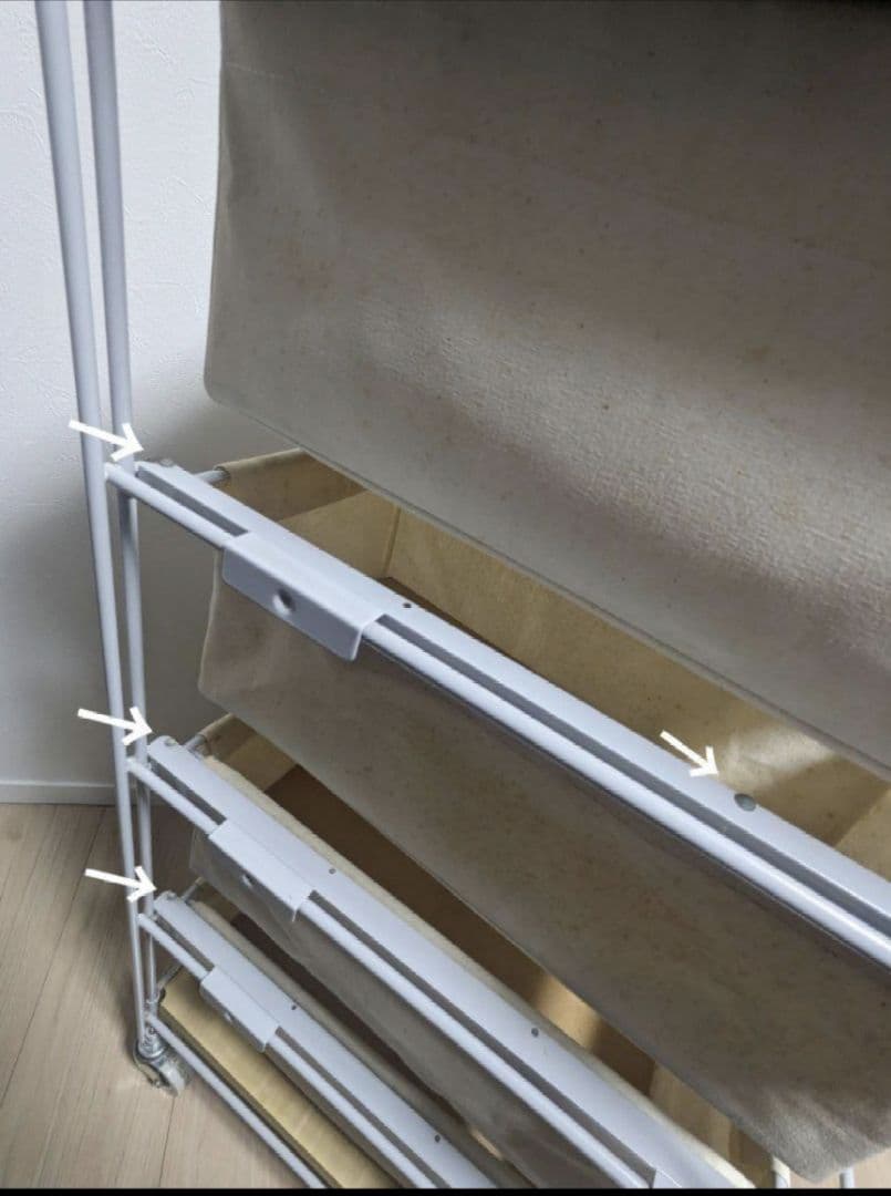 無印良品スチールユニットシェルフ幅28cm　4段棚収納　キッチンラック