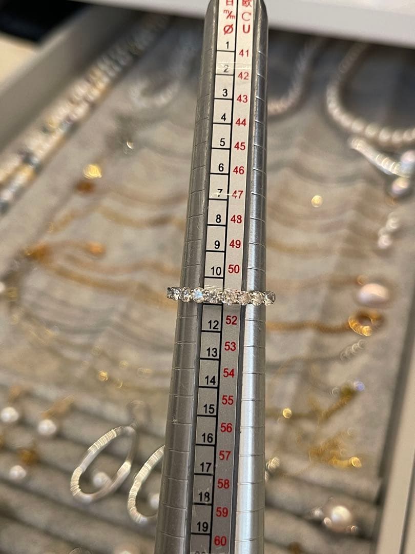 S*中様 ハーフエタニティリング　【修理・リメイク前提】