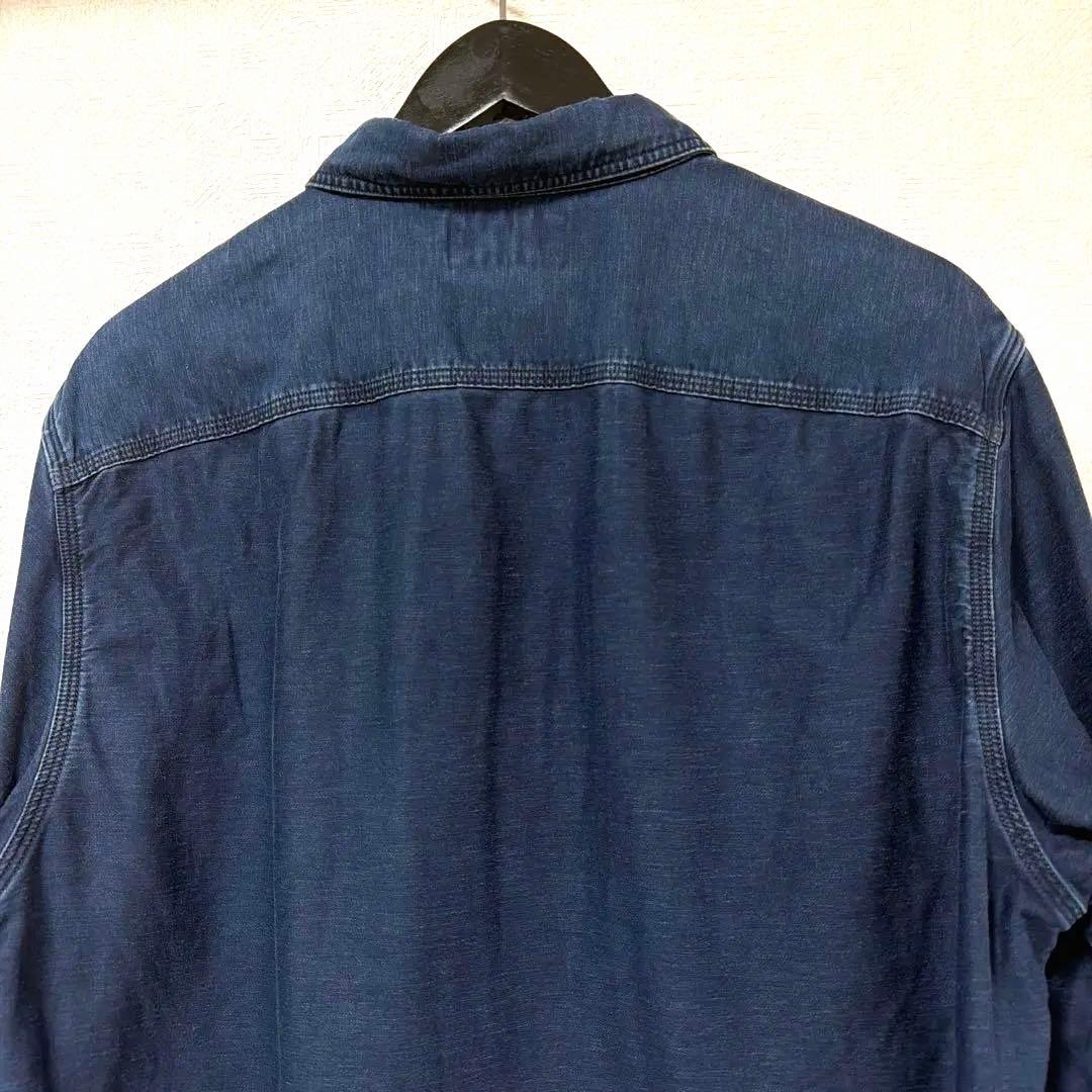 美品　極上　RRL ダブルアールエル　ラルフローレン　コットンリネンシャツ