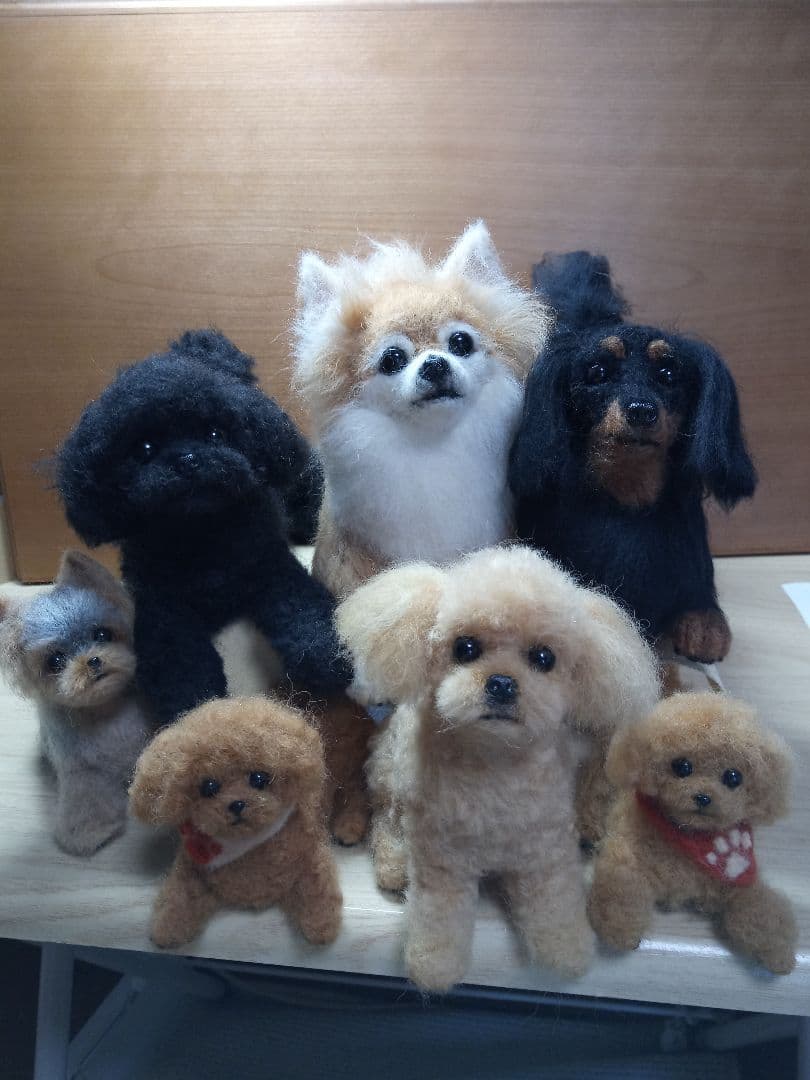 愛犬の羊毛フェルトオーダー・わんちゃん