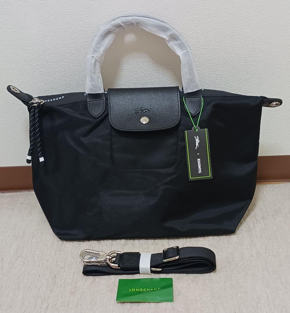 LONGCHAMP☆ル プリアージュ☆エナジートップハンドルバッグ☆Ｍ☆黒☆新品