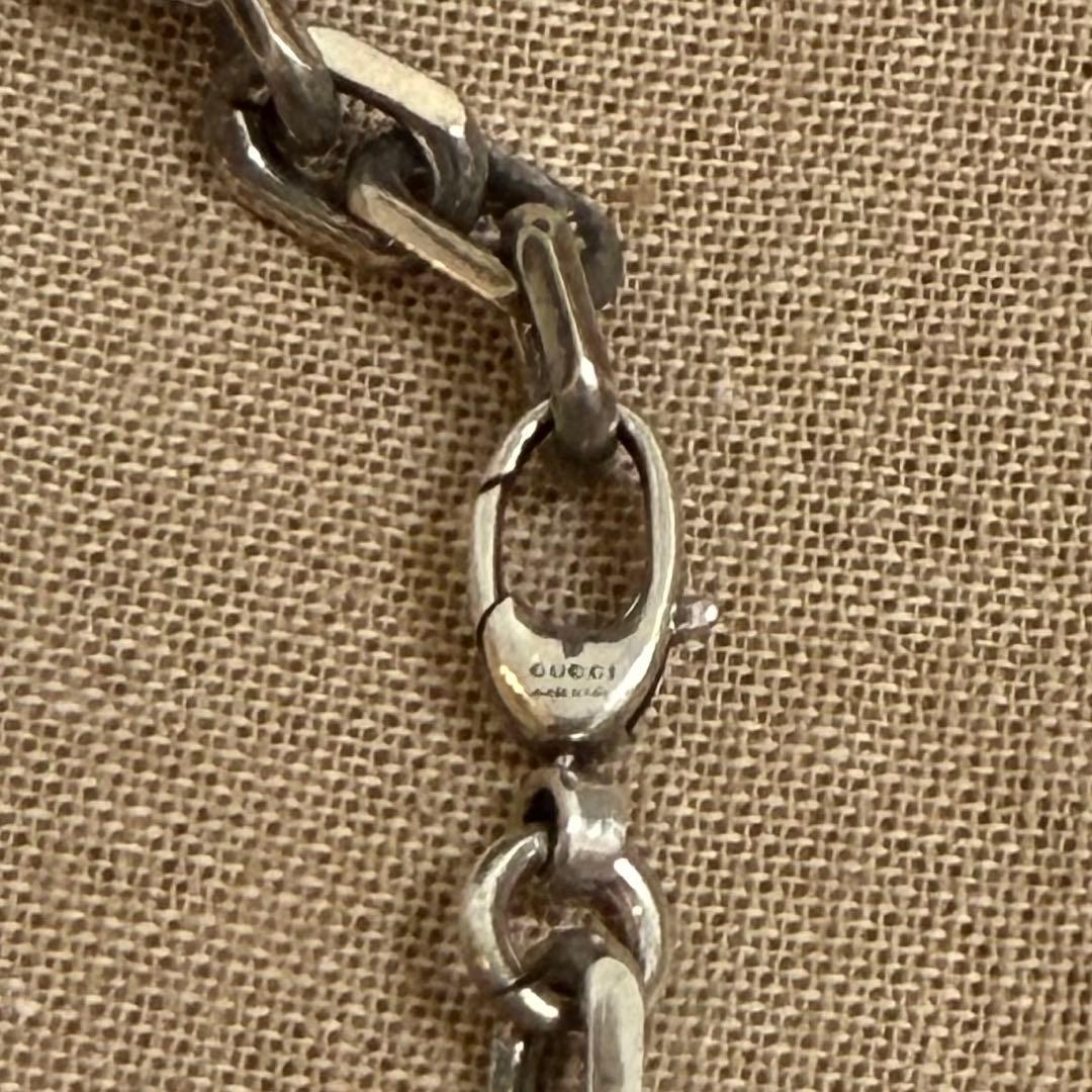 A*B様 【オークション実施中！】GUCCI シルバーチェーンブレスレット 19