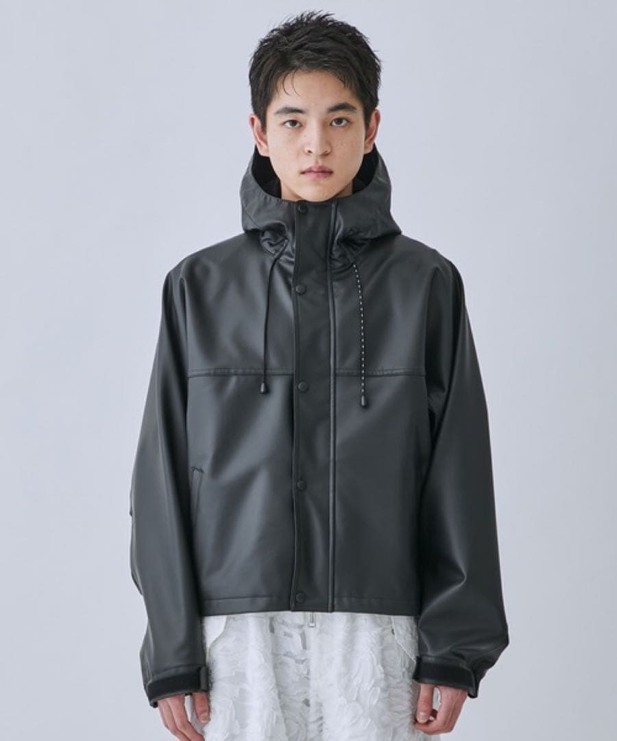 ジャケット・アウター TTTMSW Hooded laminate jacket XL