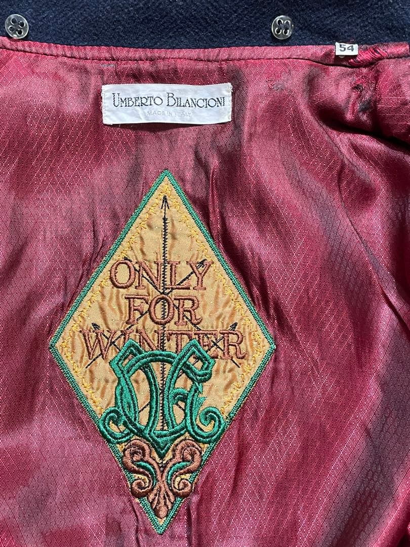 Umberto Bilancioni◇イタリア製◇ヴィンテージステンカラーコート