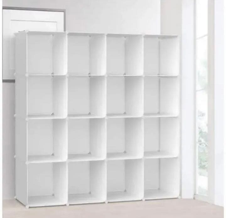 本棚　棚　収納ボックス　16個　キッチン　スチールラック　タンス　チェスト　新品