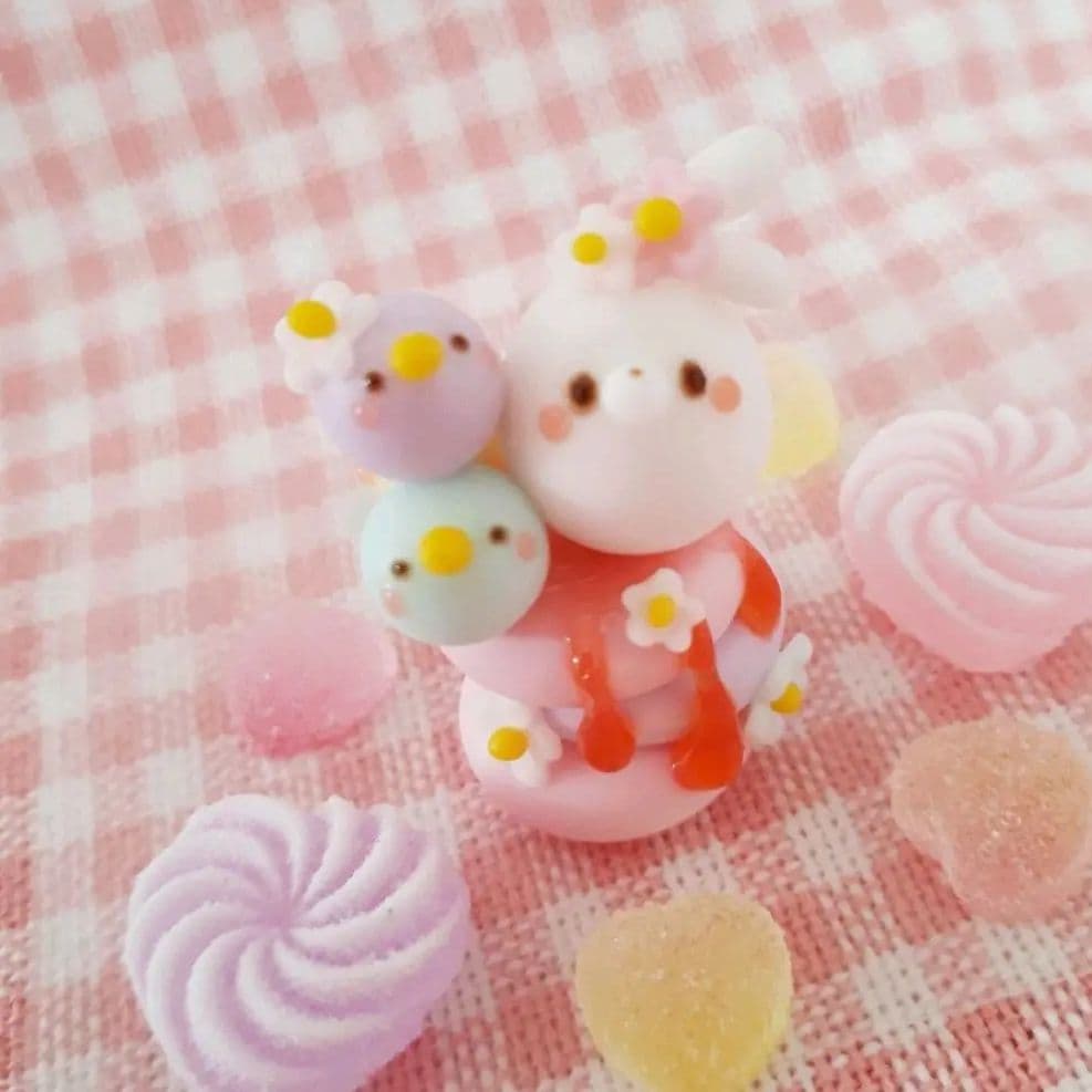 パンケーキ♡うさぎ&ひよこ