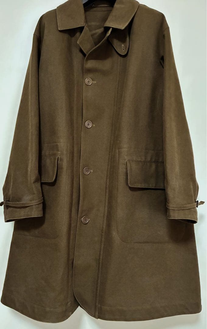 A.PRESSE モーターサイクルハーフコート オリーブ アプレッセ