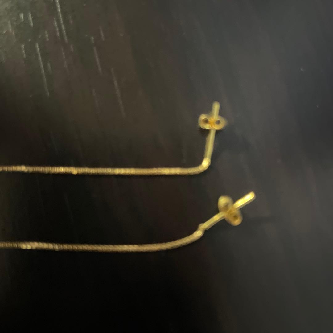 美品♡k18♡パールピアス正規品