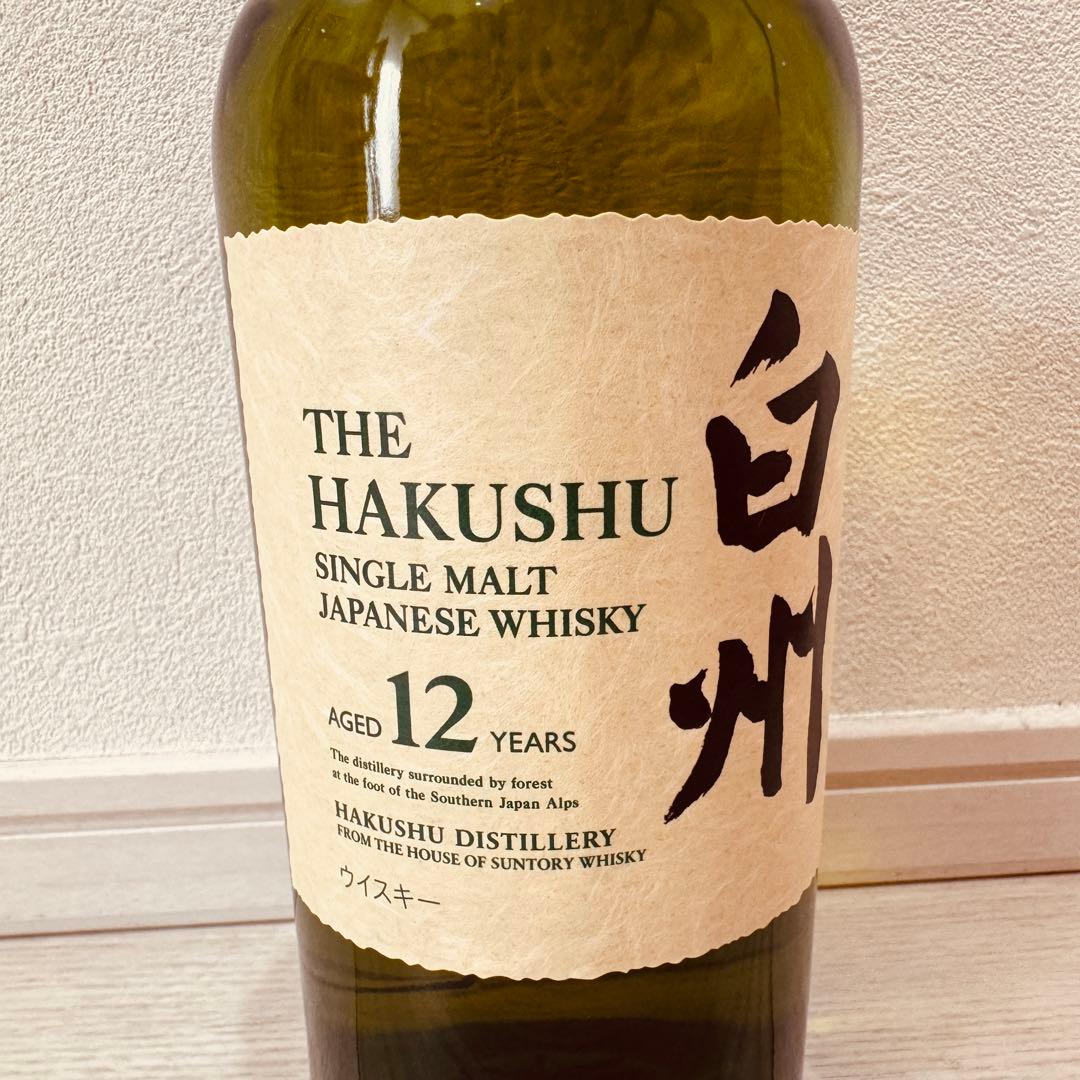 サントリーシングルモルト　白州　12年　新品未開封　700ml
