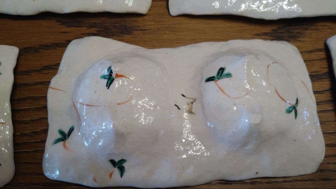 黒岩卓実さんの作品 脚付小鉢 角皿 (絵がわり）五客セット