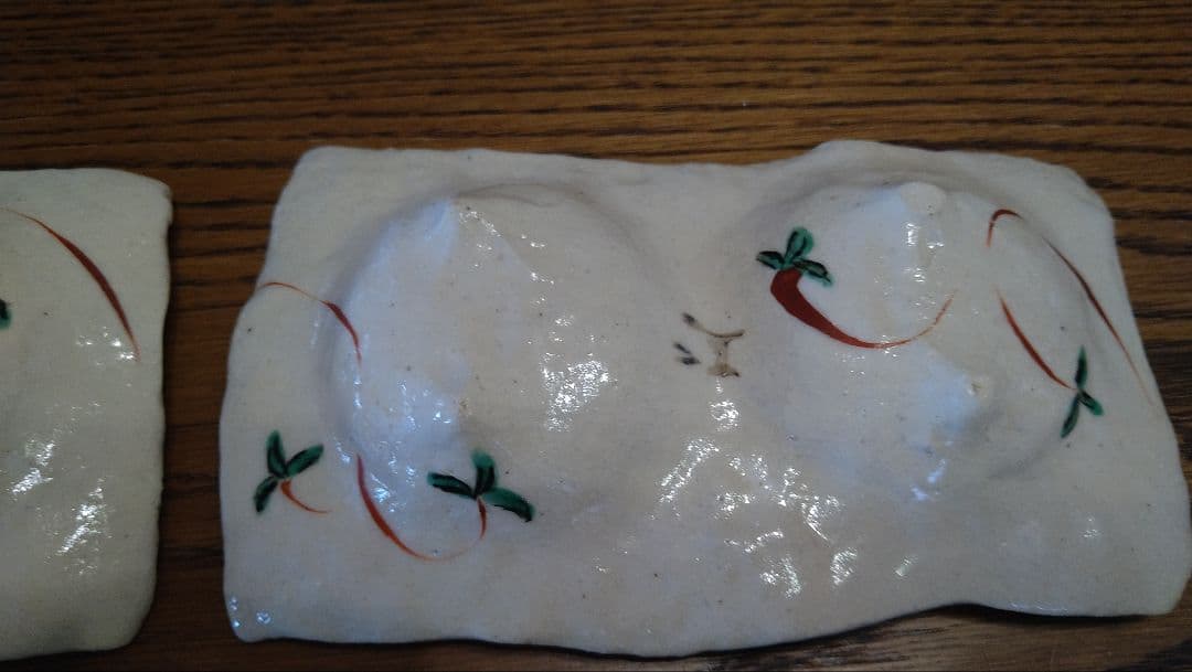 黒岩卓実さんの作品 脚付小鉢 角皿 (絵がわり）五客セット