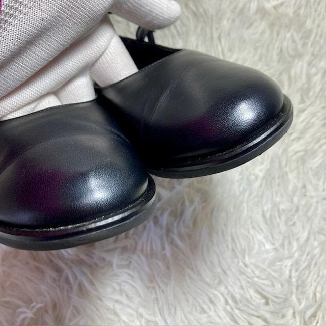 美品 ASICS PEDALA ペダラ パンプス 牛革 黒 23.5㎝