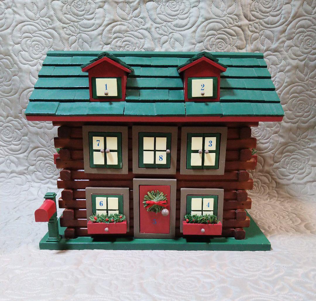 木製ハウス型小物入れ　置物