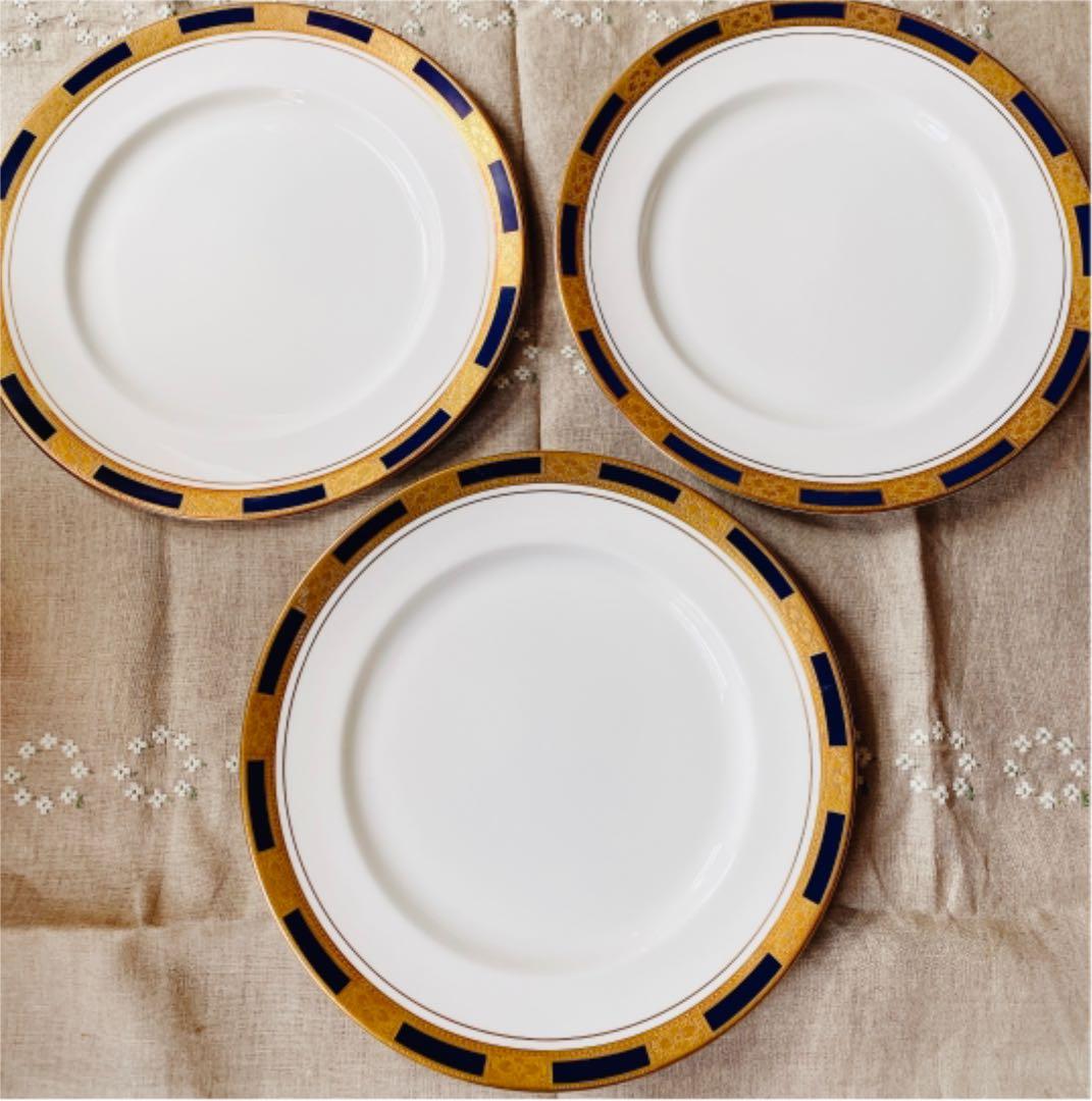 Aynsley エンプレス　ローレルスィートプレート 3枚　アンティーク