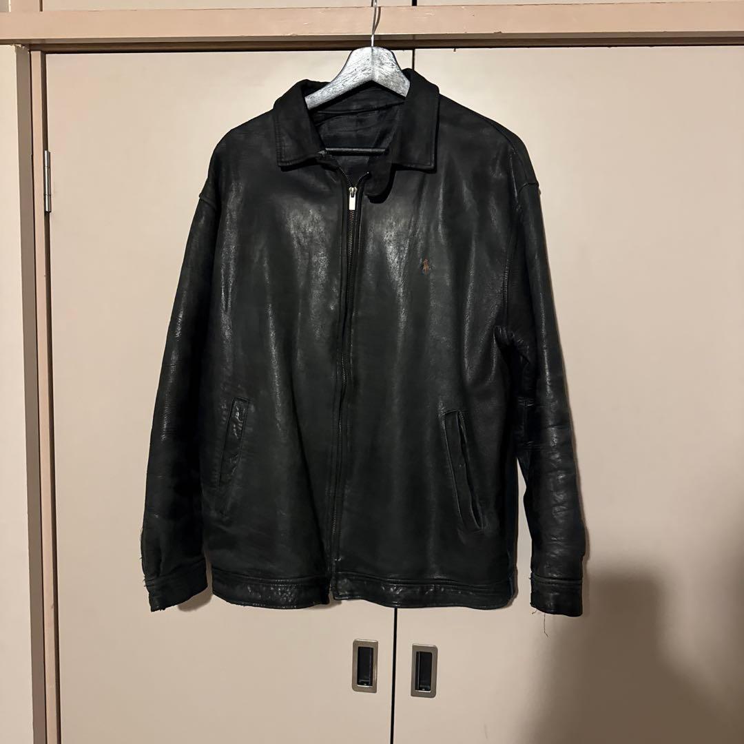 Ralph Lauren 黒 レザージャケット