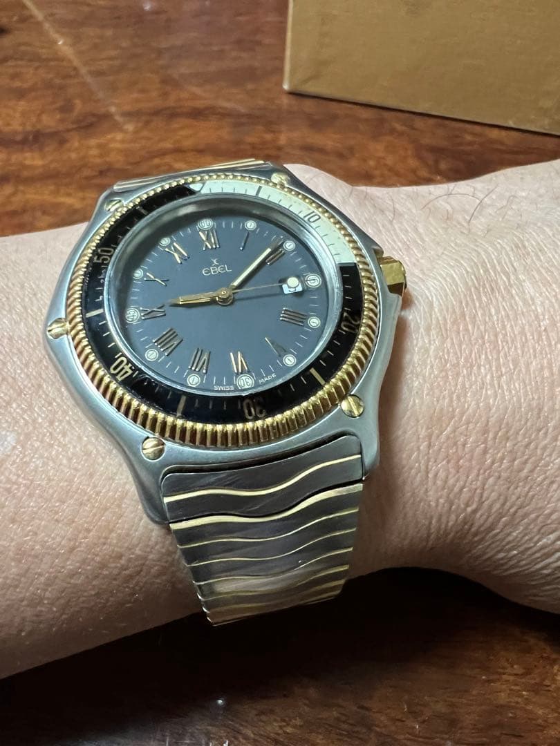 EBEL エベル 183913 18K GOLDクォーツ 腕時計中古稼働美品稀少
