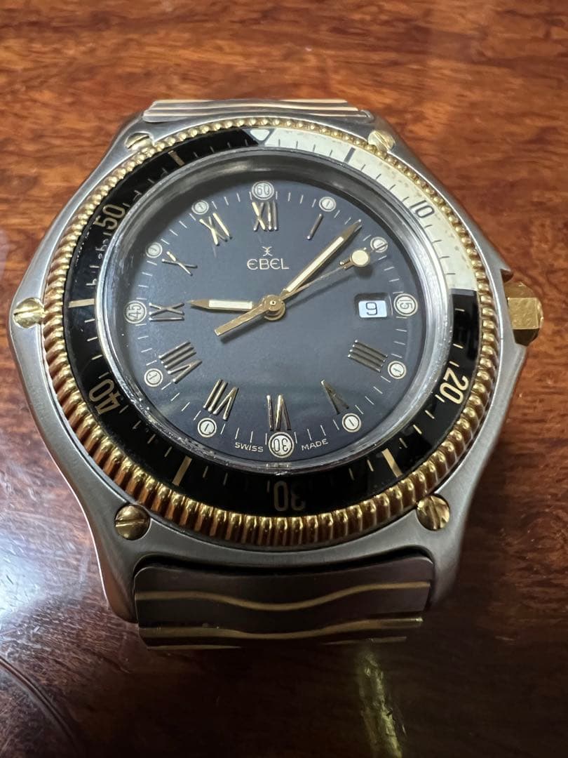 EBEL エベル 183913 18K GOLDクォーツ 腕時計中古稼働美品稀少