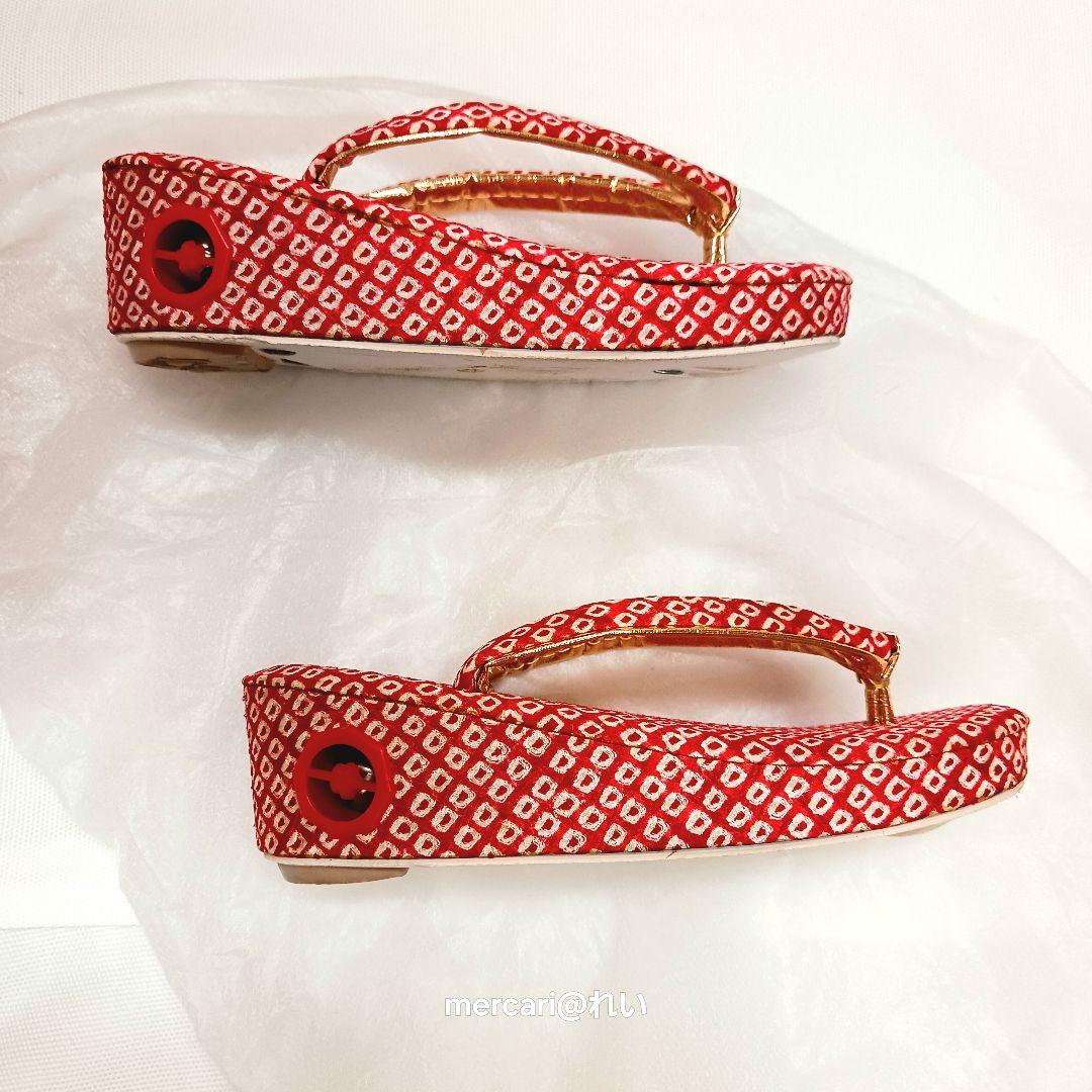 3歳 七五三 正絹 被布 着物 襦袢 草履 女児