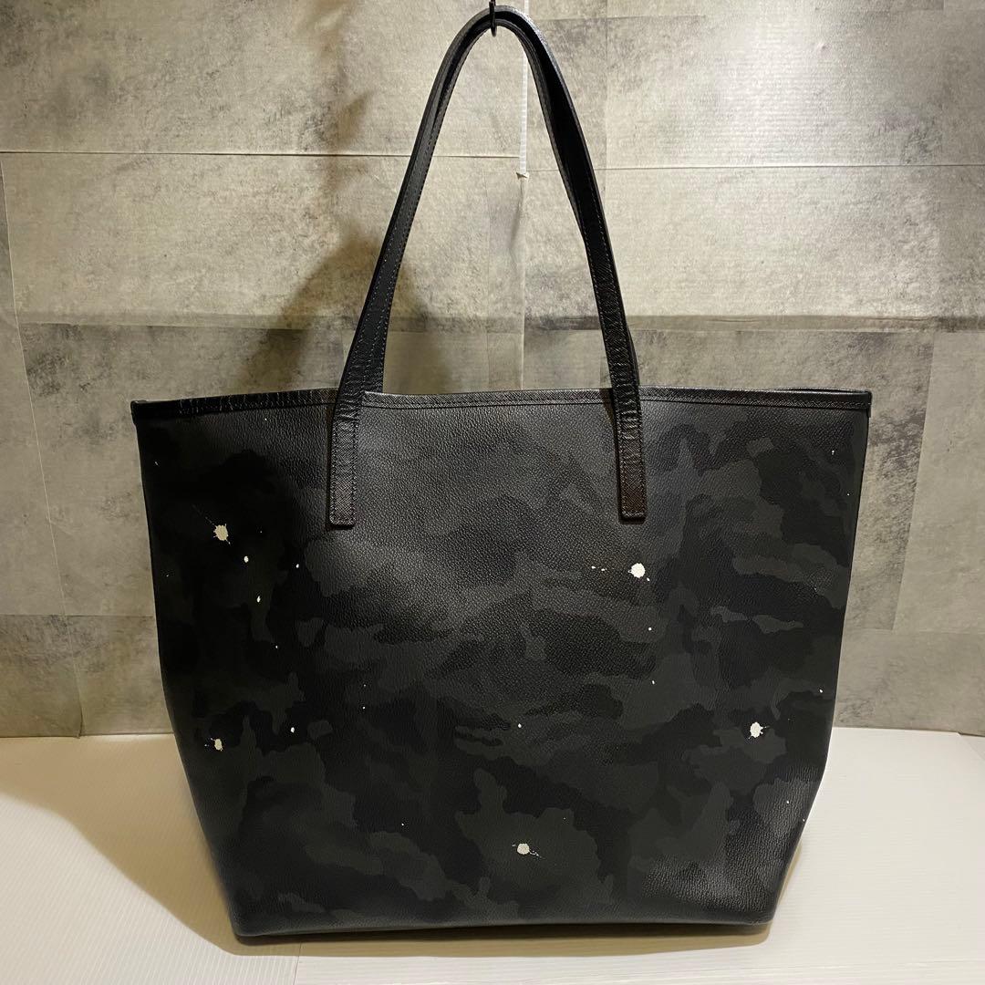 【極美品】GENTIL BANDIT　トートバッグ　カモフラ　ブラック
