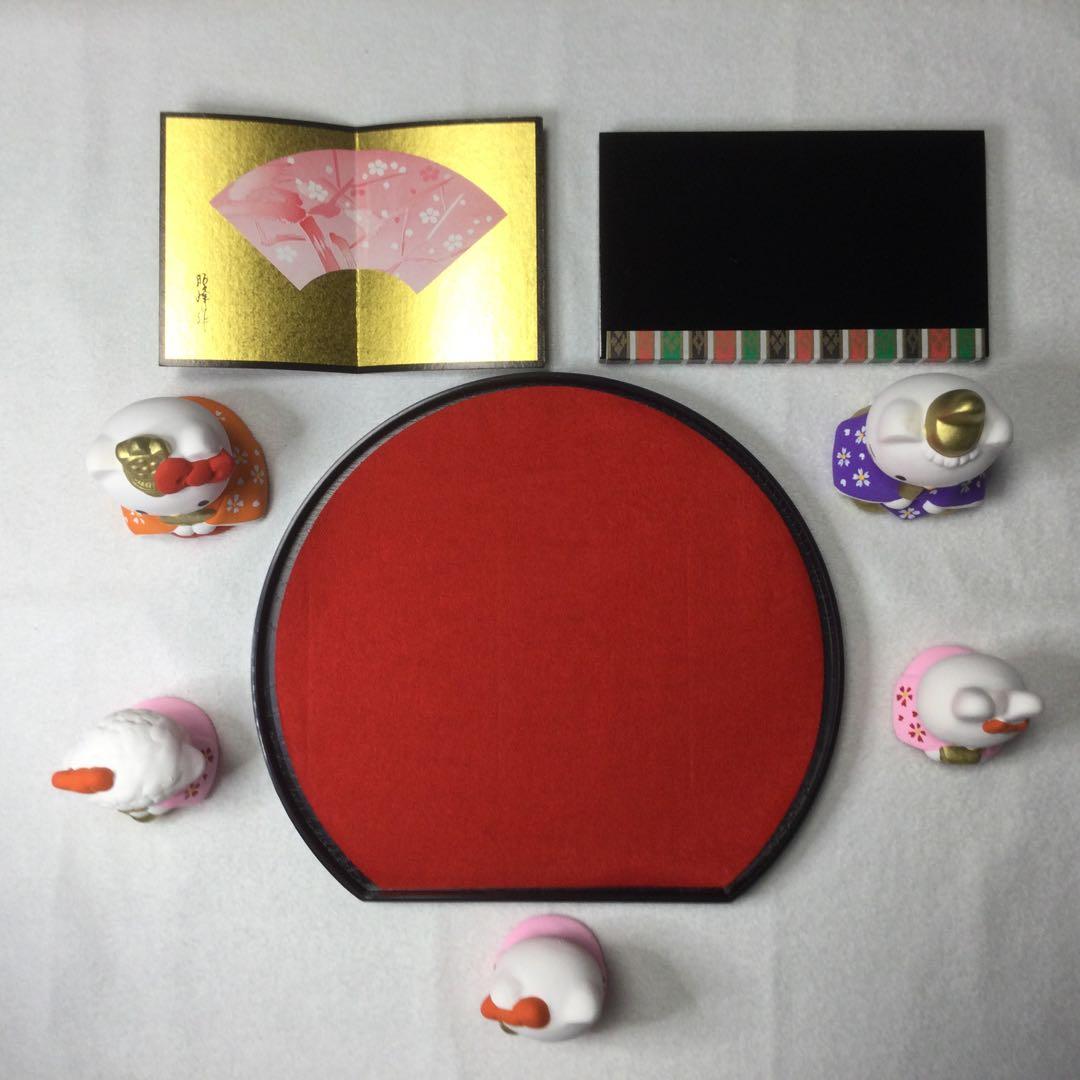 ハローキティ 雛人形セット　陶器　5体セット