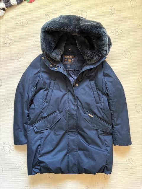WOOLRICH ラビットファー ダウンコート