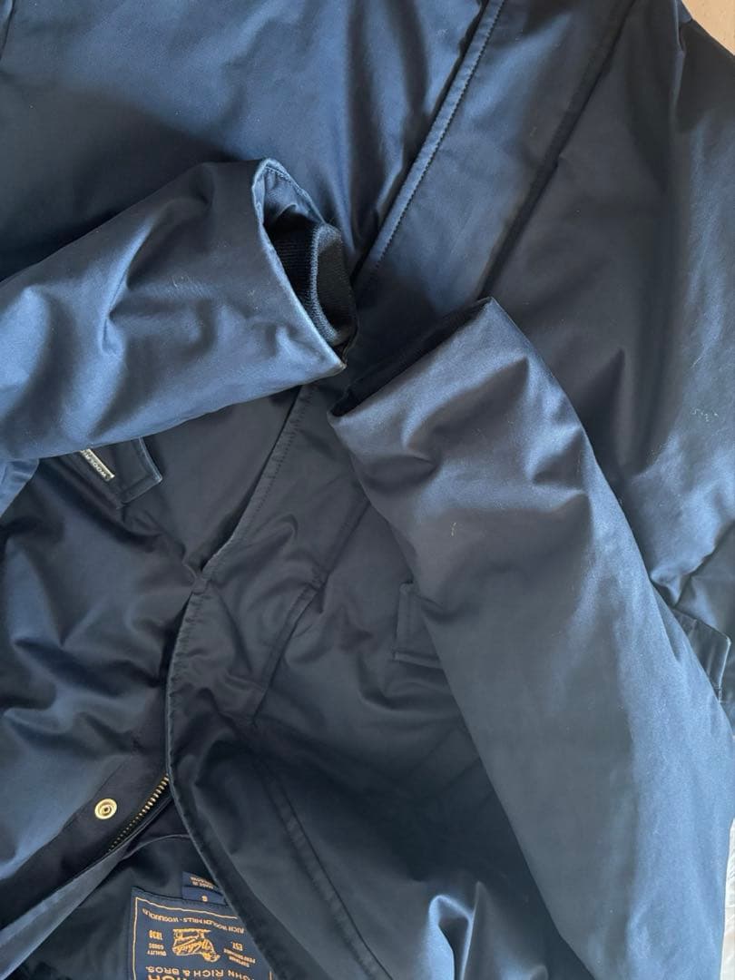 WOOLRICH ラビットファー ダウンコート