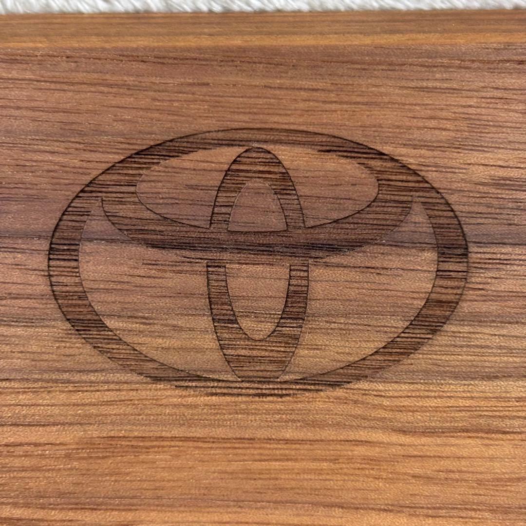 【新品】トヨタ ランドクルーザー ウォールナット キートレイ 非売品 成約特典