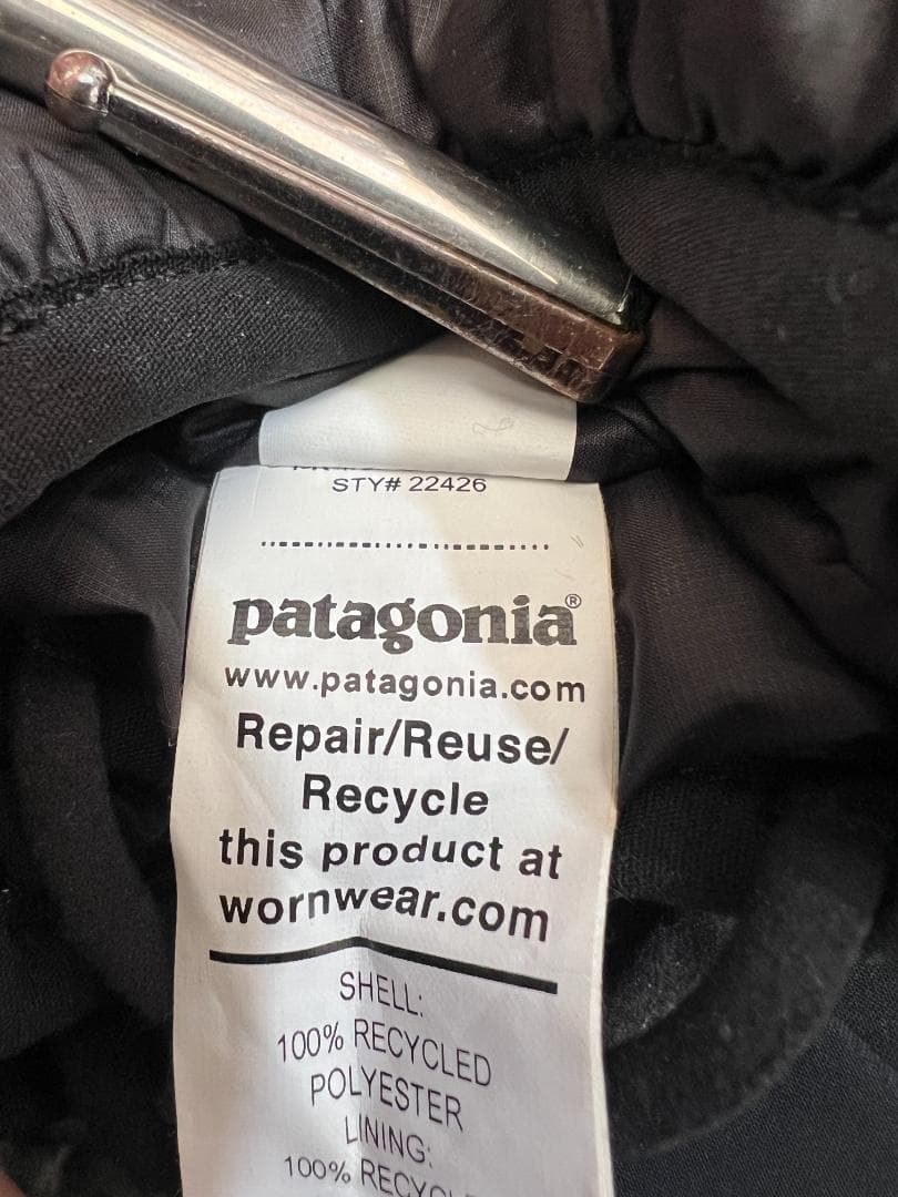 パタゴニア ナノパフミット ブラック ミトン Sサイズ patagonia