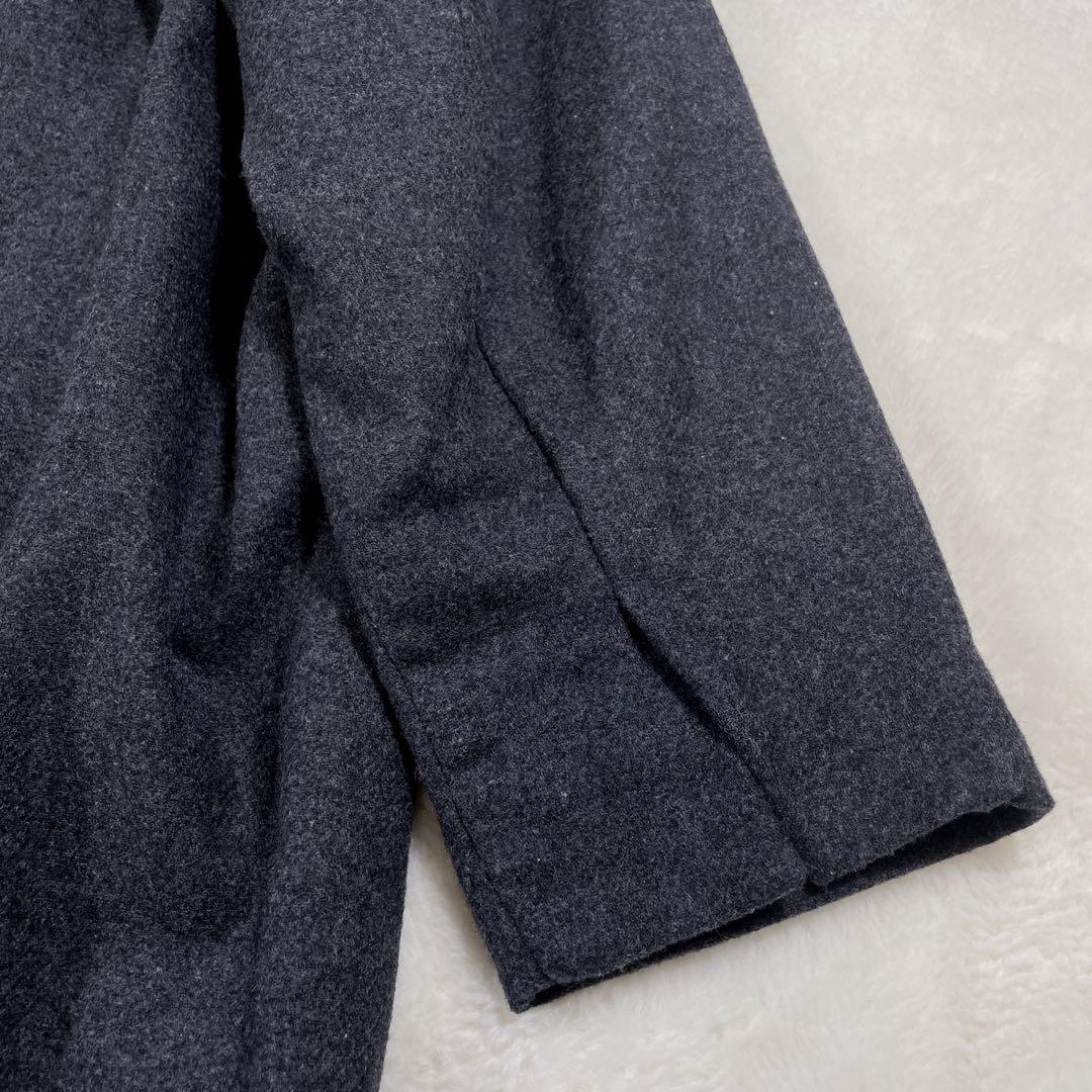 mizuiro ind 23AW グレー ウール　ロングコート