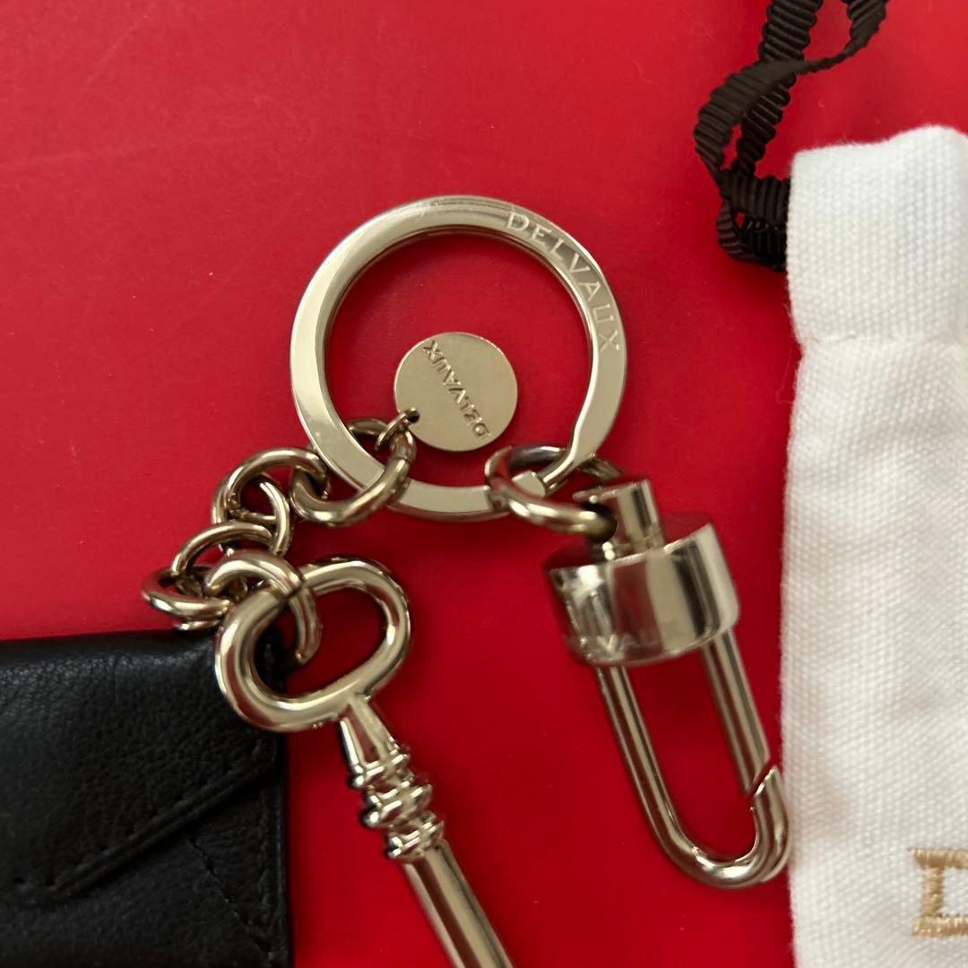 未使用品 DELVAUX キーリング・レザーケース付