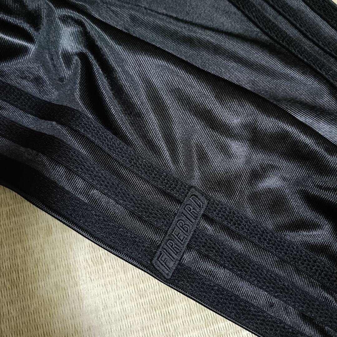 アディダス 黒 フィッティド トラックジャケット ファイヤーバードジャージM