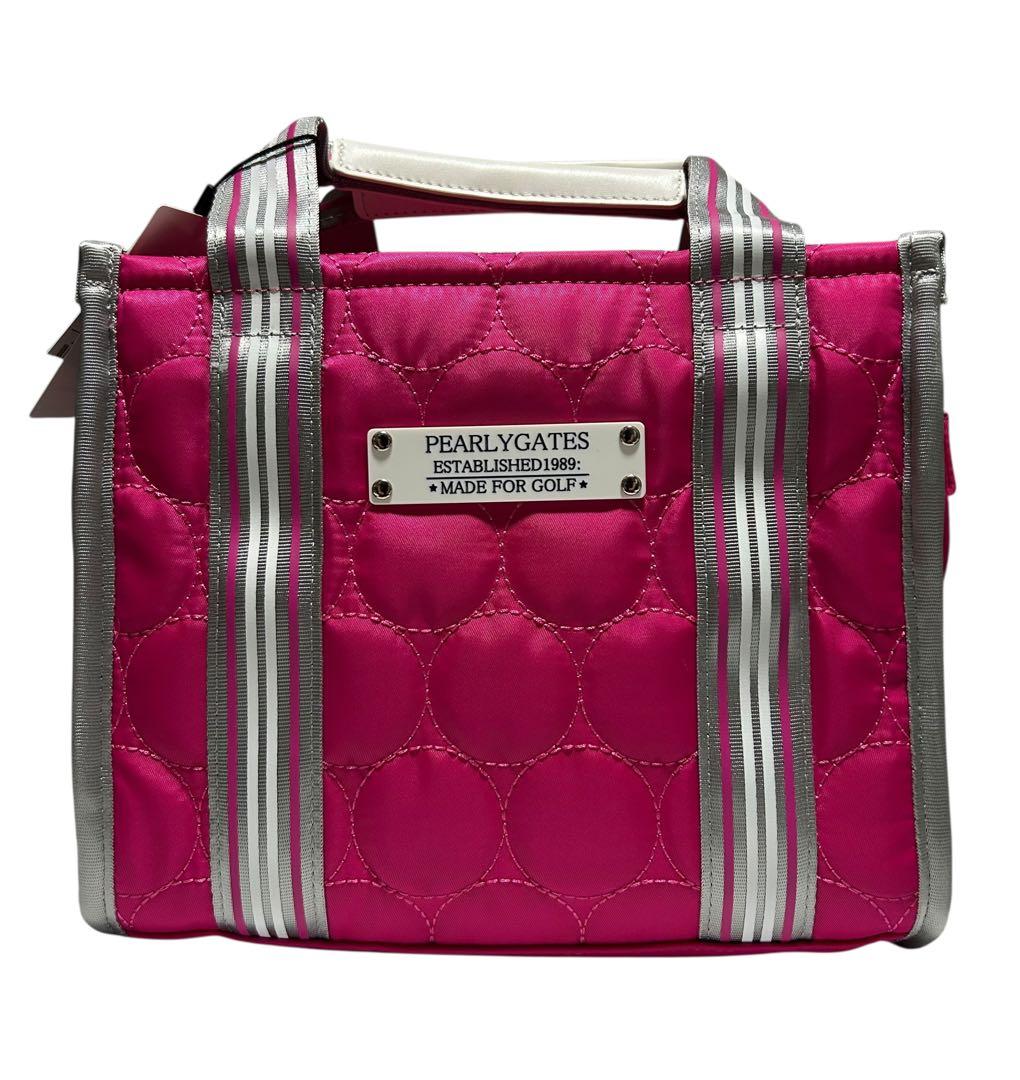 新品 未使用 パーリーゲイツ カートバッグ LoveGOLFシリーズ ピンク