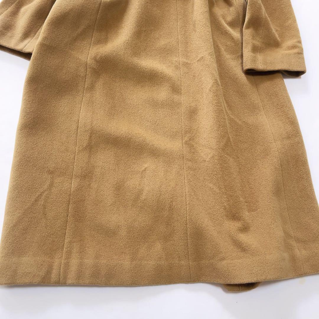 RALPH LAURENベルト付アンゴラウールロングコート 11号 キャメル
