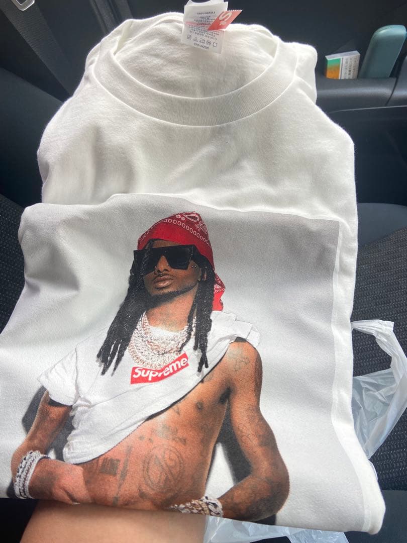 Supreme Playboi Carti Tee ホワイト　福岡店購入Lサイズ