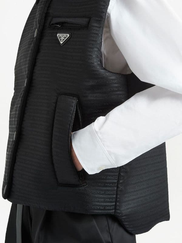 PRADA Re-Nylon パデッドベスト ブラック 38サイズ