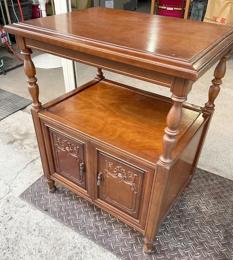 ★ 昭和 レトロ 家具 TOKUDA 徳田家具 置棚 W60xD40xH75cm