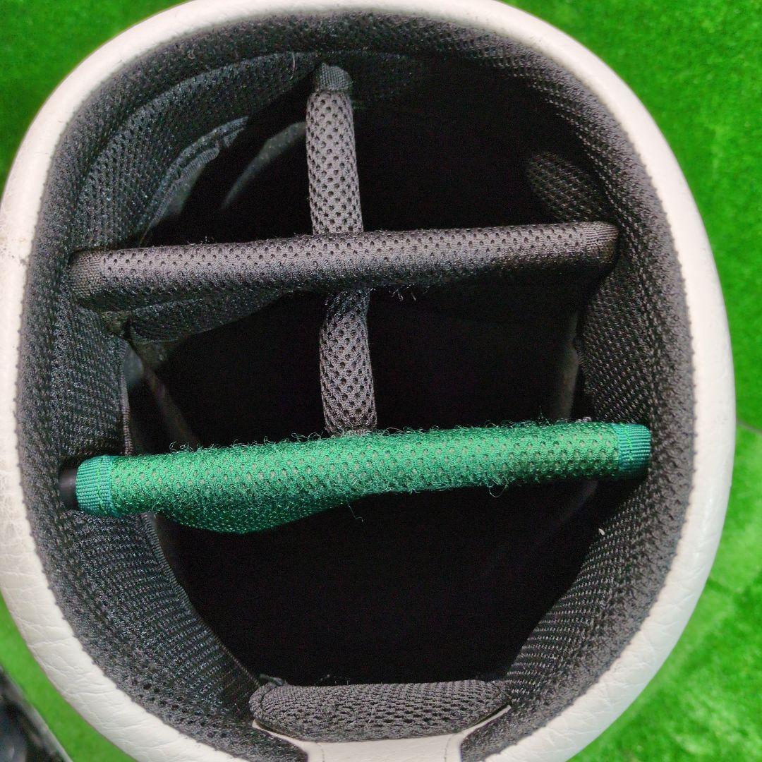 adabat アダバット ゴルフ キャディバッグ【ホワイト/グリーン】