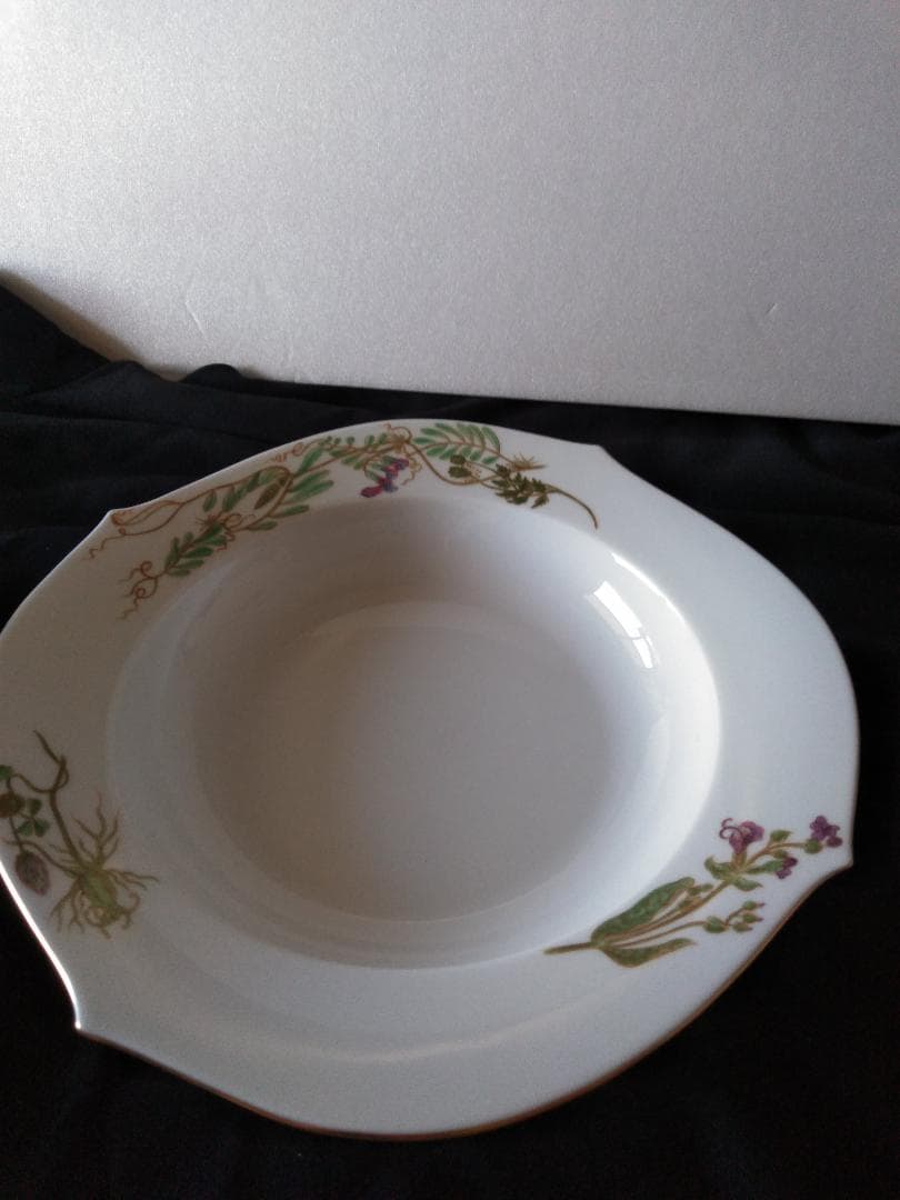 マイセン　フローラ　スーププレート　23.5cm