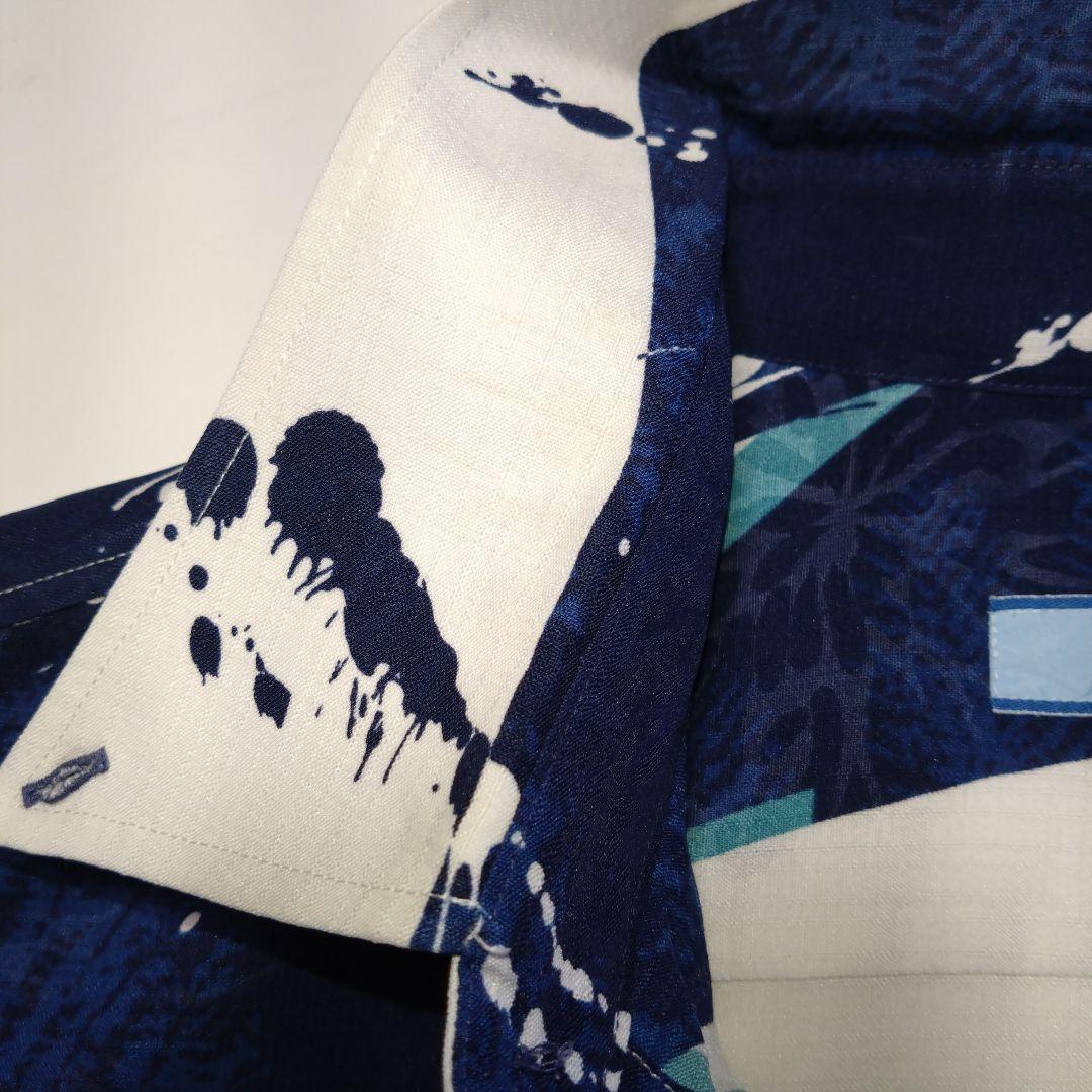 **しろくま**men's MAJUN かりゆしウェアＬサイズ　アロハ